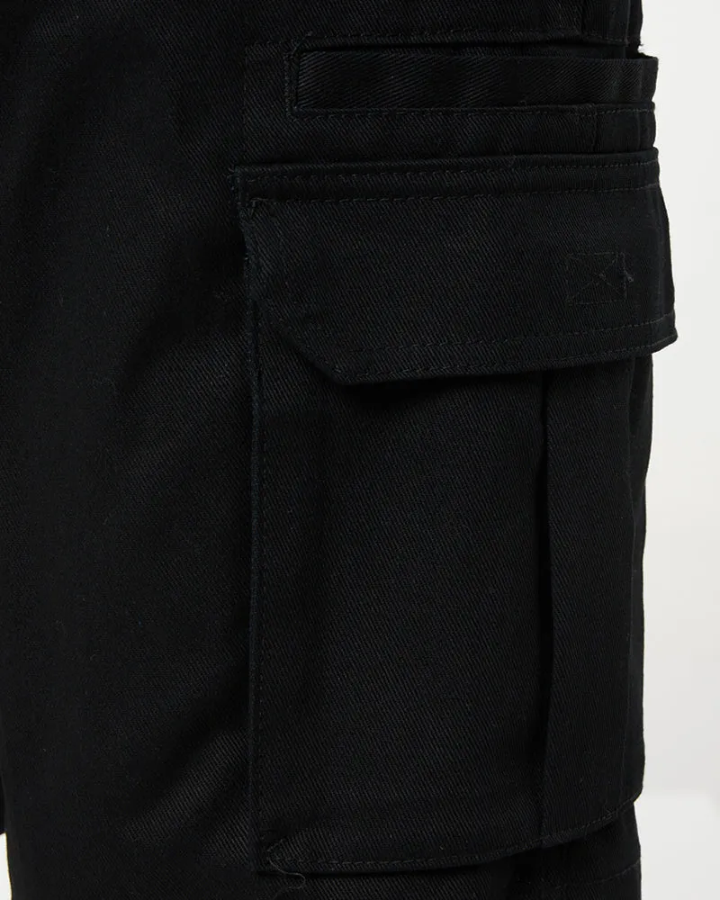 8 Pocket Cargo Short - Black