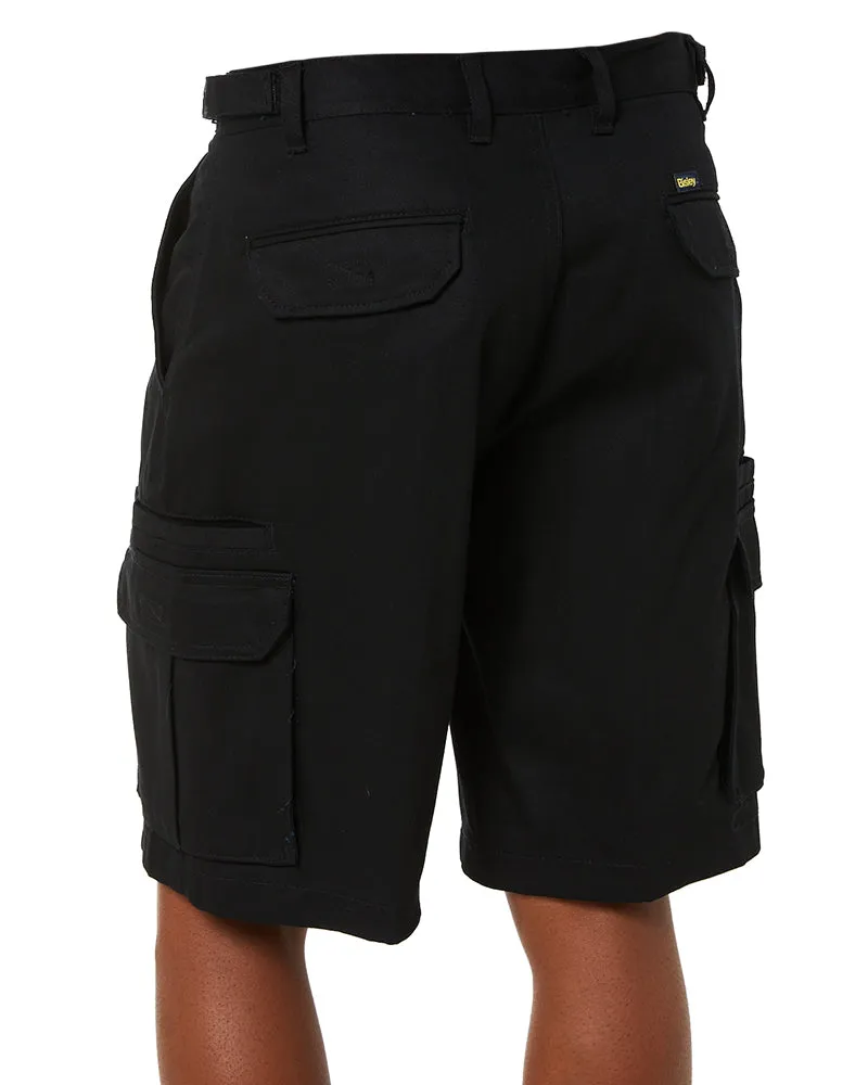 8 Pocket Cargo Short - Black