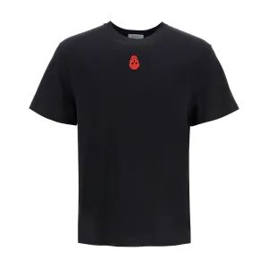 Alexander Mcqueen skull embroidered t-shirt