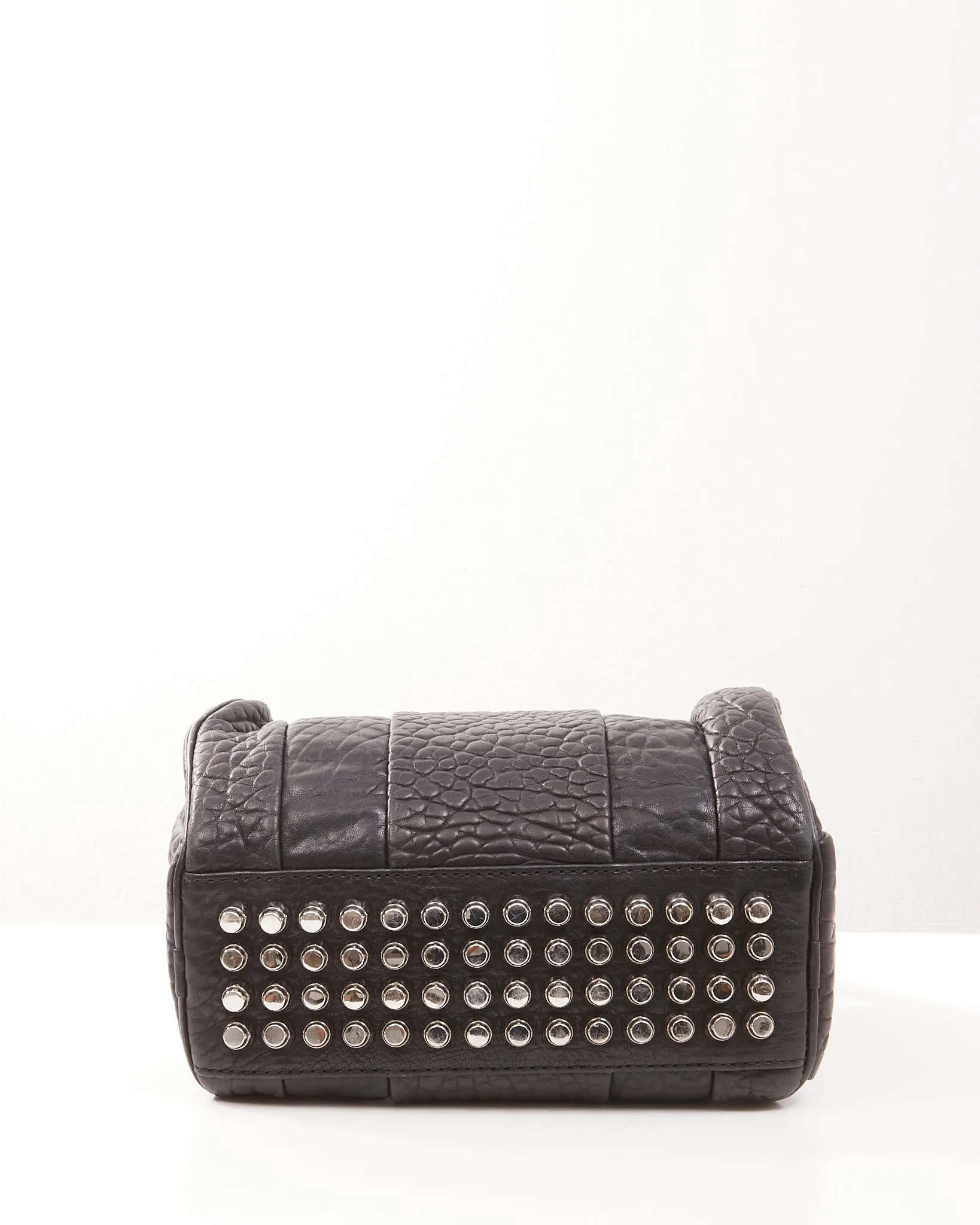 Alexander Wang Black Crinkled Top Handle Crossbody Bag