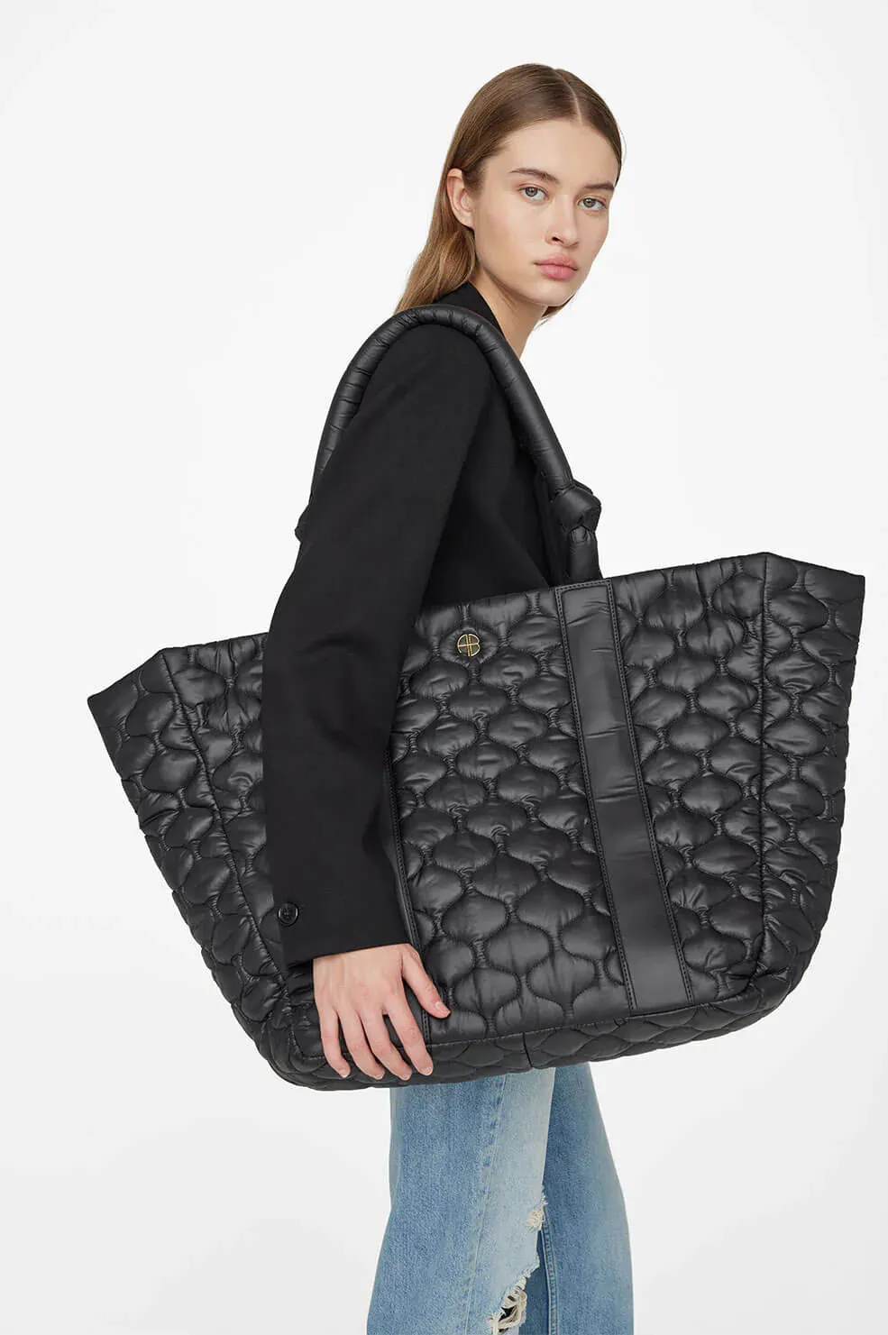 Anine Bing - Large Cloud Tote in Black