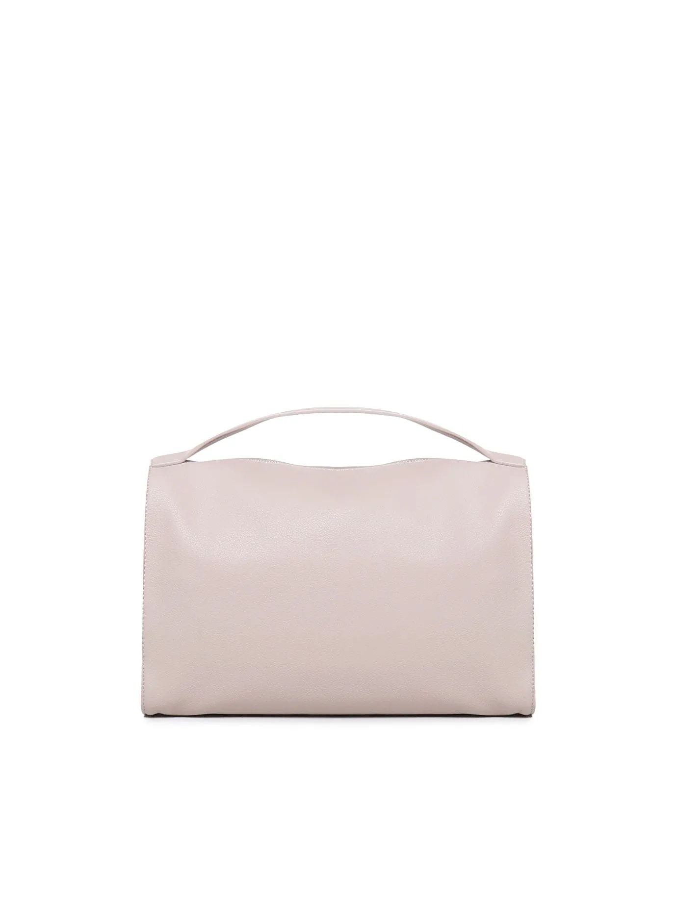 Beige Ecoleather Shoulder Bag