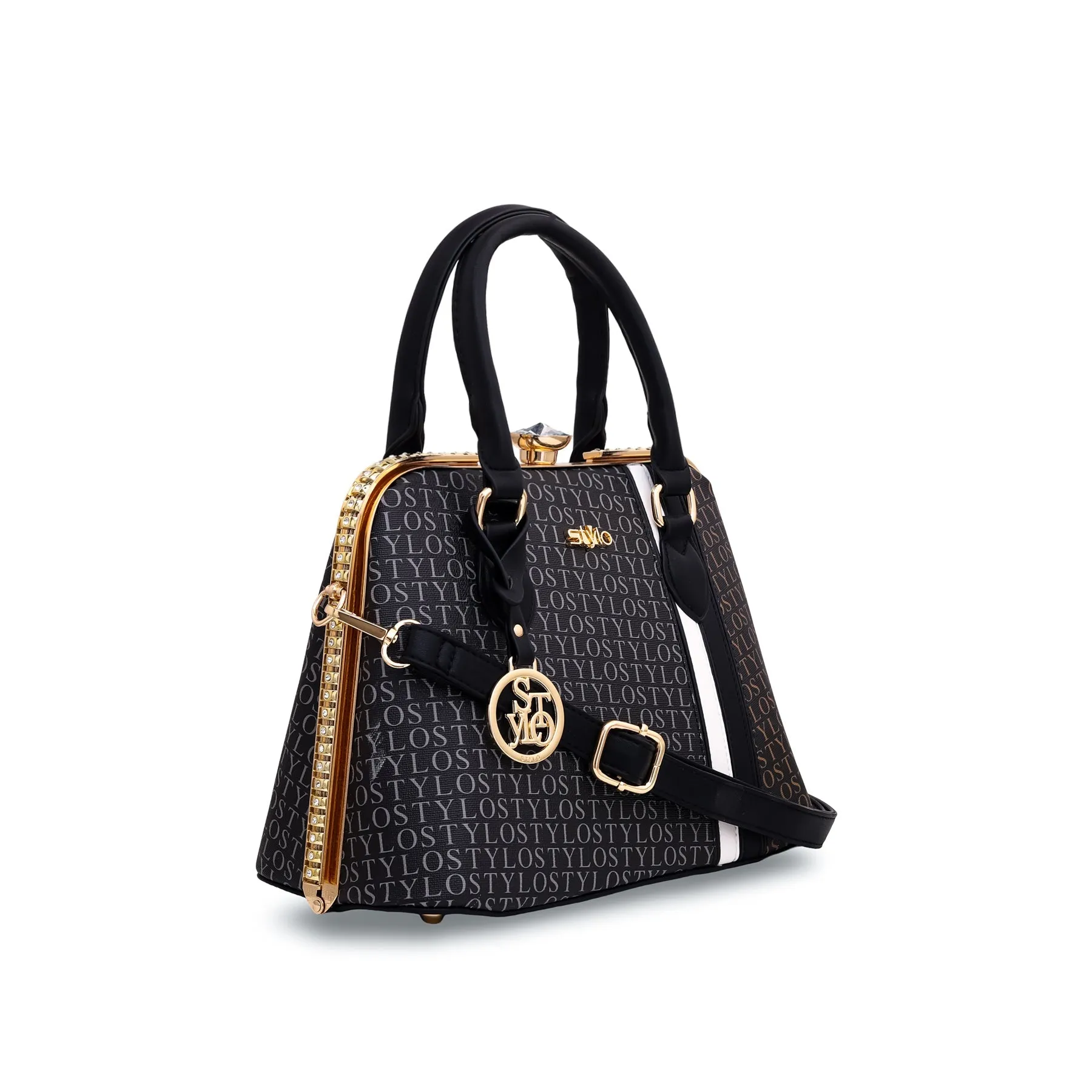 Black Formal Hand Bag P36042