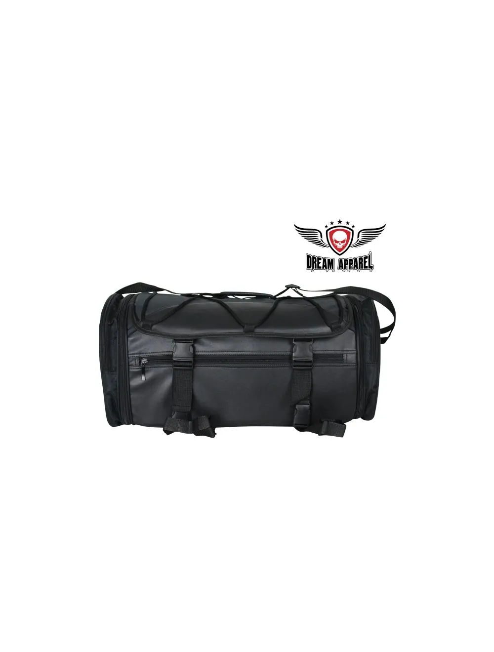 Black Textile Motorcycle Trunk Bag