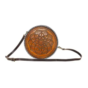 Boho Brown Round Bag