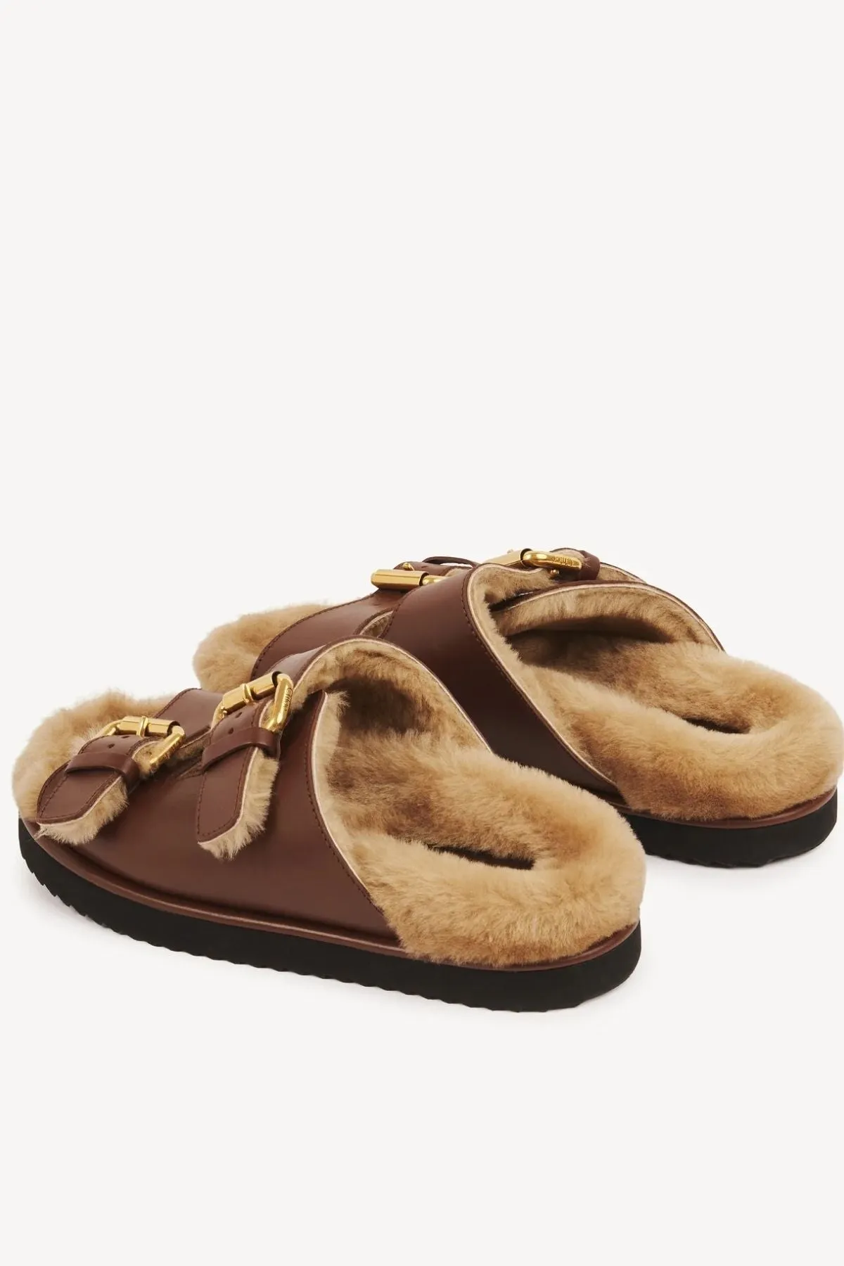 Chloé Nil Slide - Sooty Brown