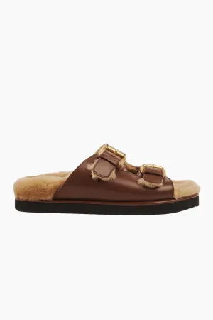 Chloé Nil Slide - Sooty Brown