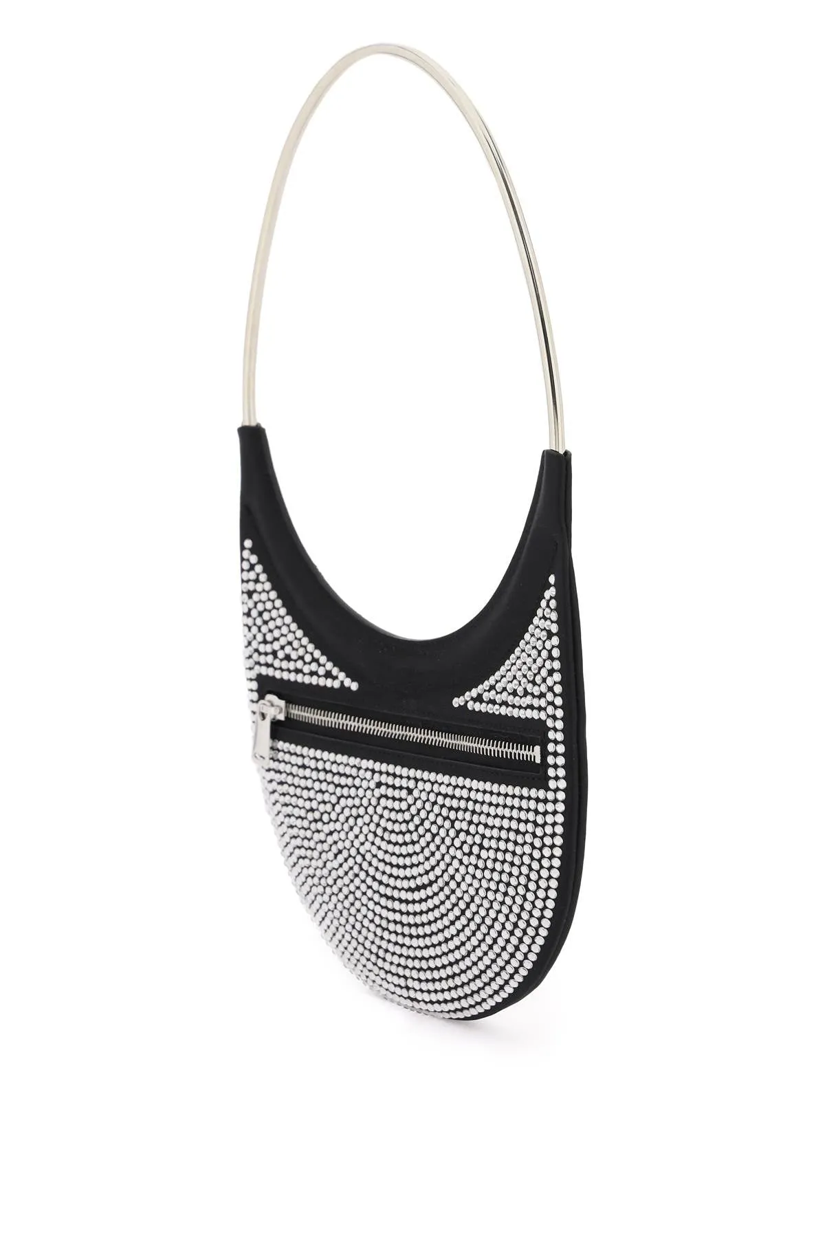 Coperni crystal-embellished ring swipe bag