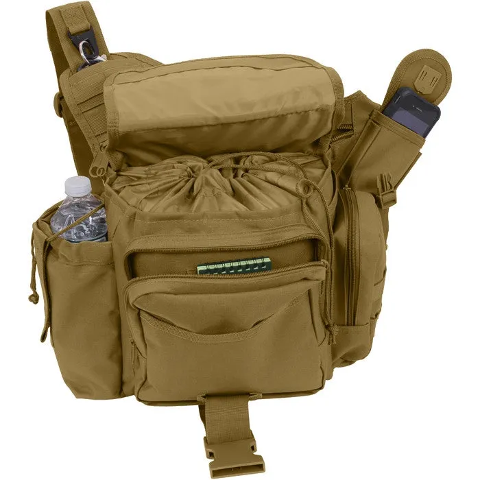 Coyote Brown XL Advanced Tactical Shoulder Bag Messenger MOLLE Camo Travel Pack