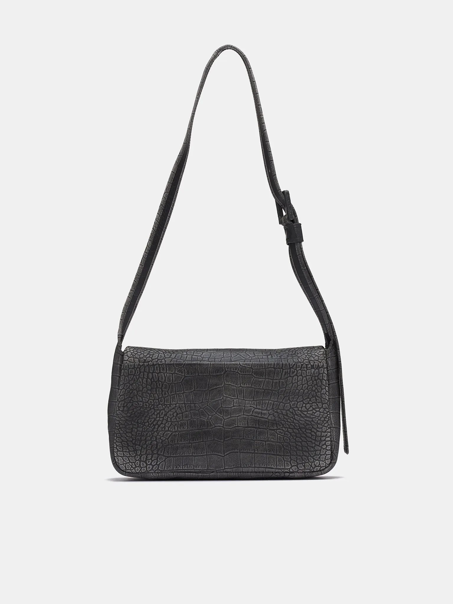 Crocodile Print Bag (SBMP0213U1-P8035-GREY)