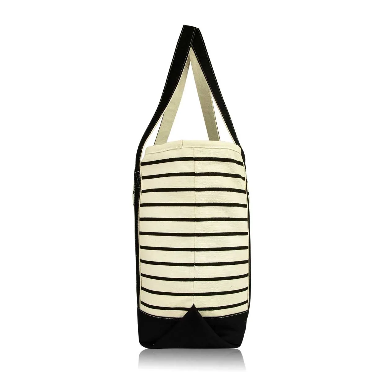 Dalix Striped Soft Tote (Set of 3)