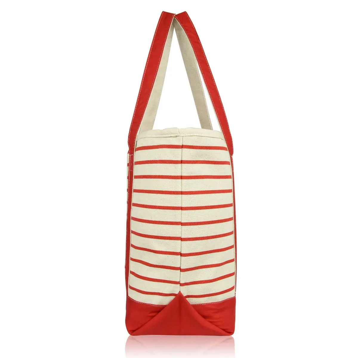 Dalix Striped Soft Tote (Set of 3)