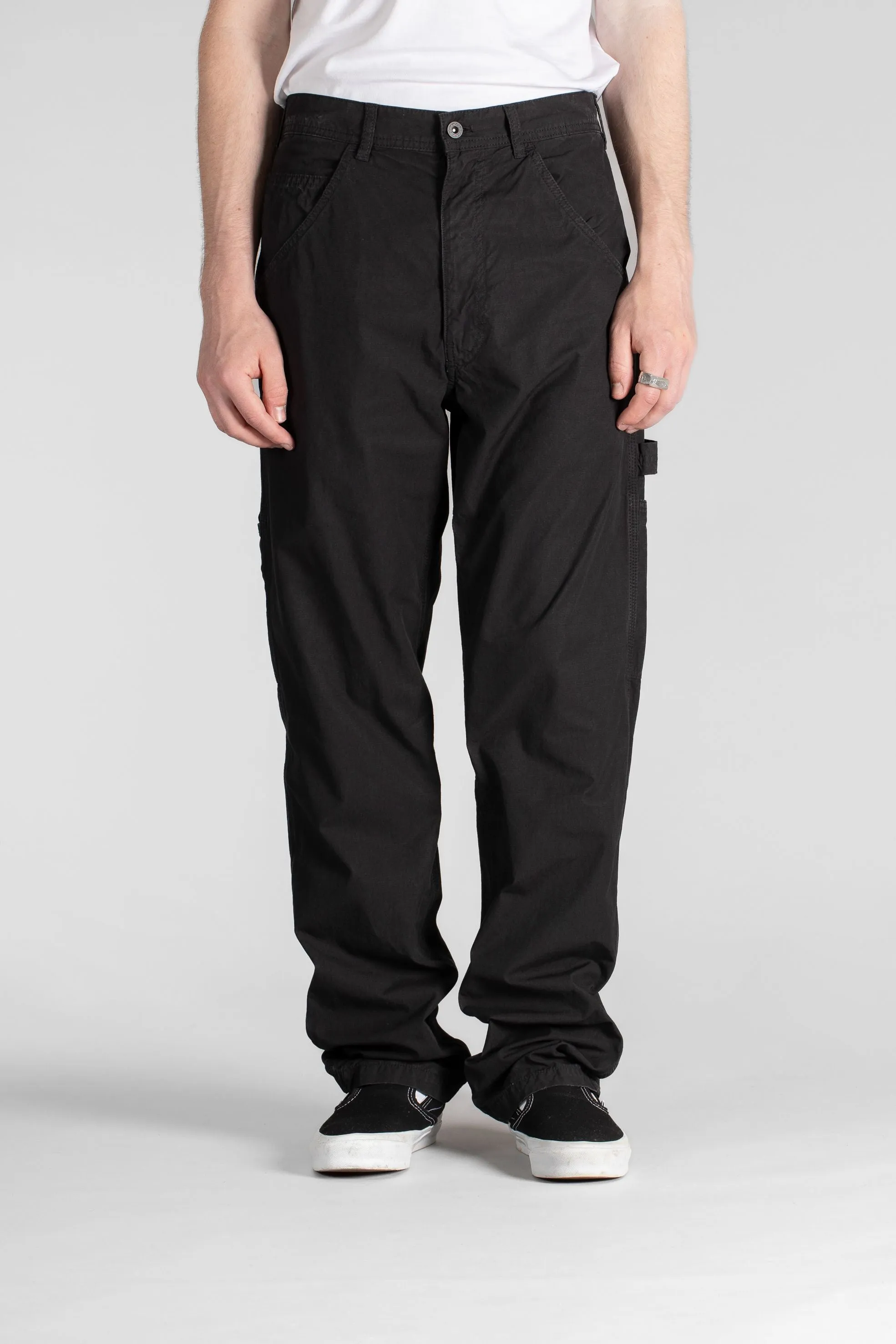 Double Knee Pant - Black Ripstop