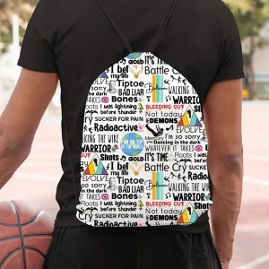 Drawstring Bag - A Believer's Doodle