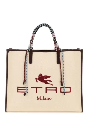 Etro tote bag with braided handles