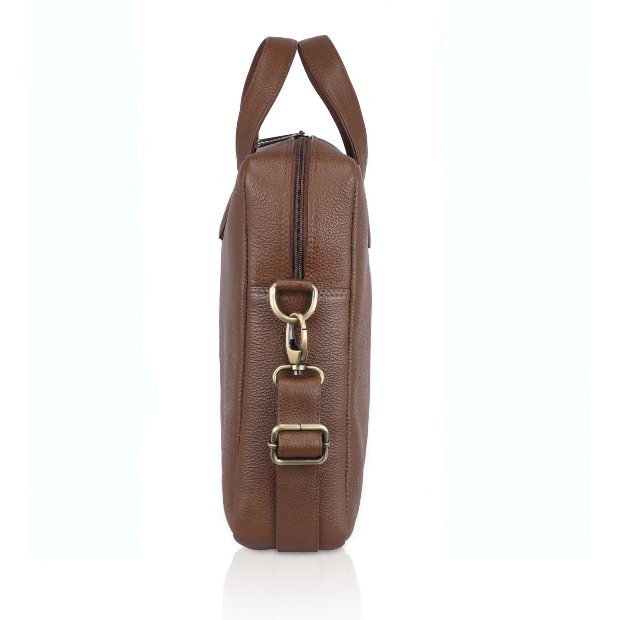 EVANDER Leather Laptop Messenger Bag for Men