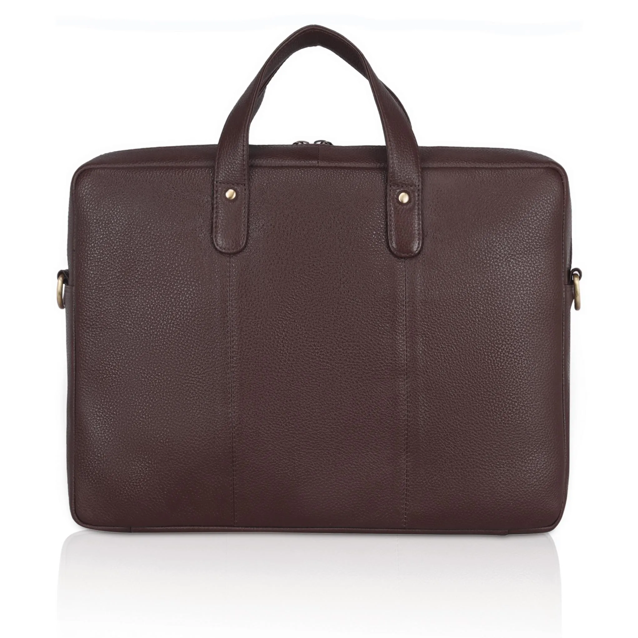 EVANDER Leather Laptop Messenger Bag for Men