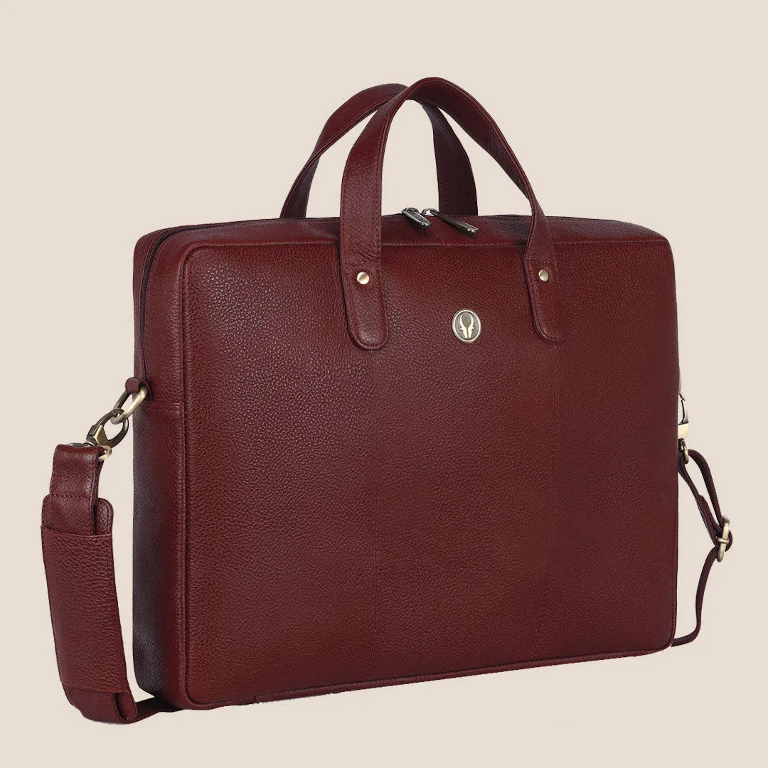 EVANDER Leather Laptop Messenger Bag for Men