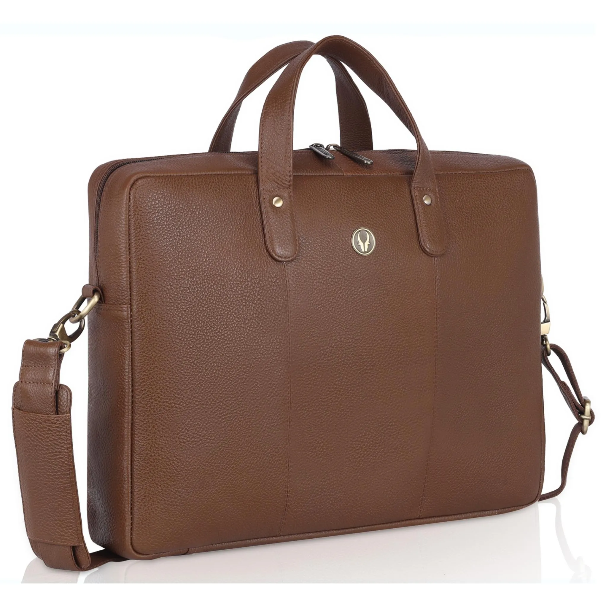 EVANDER Leather Laptop Messenger Bag for Men