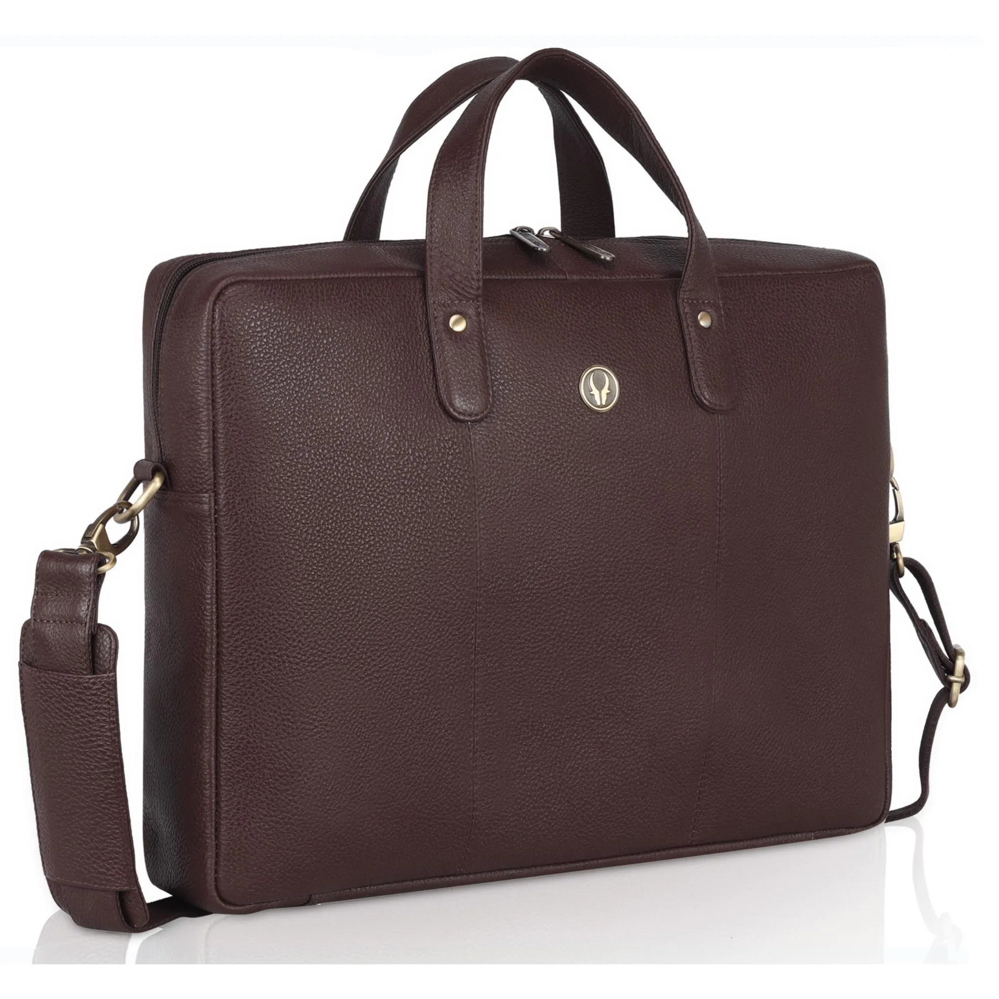 EVANDER Leather Laptop Messenger Bag for Men