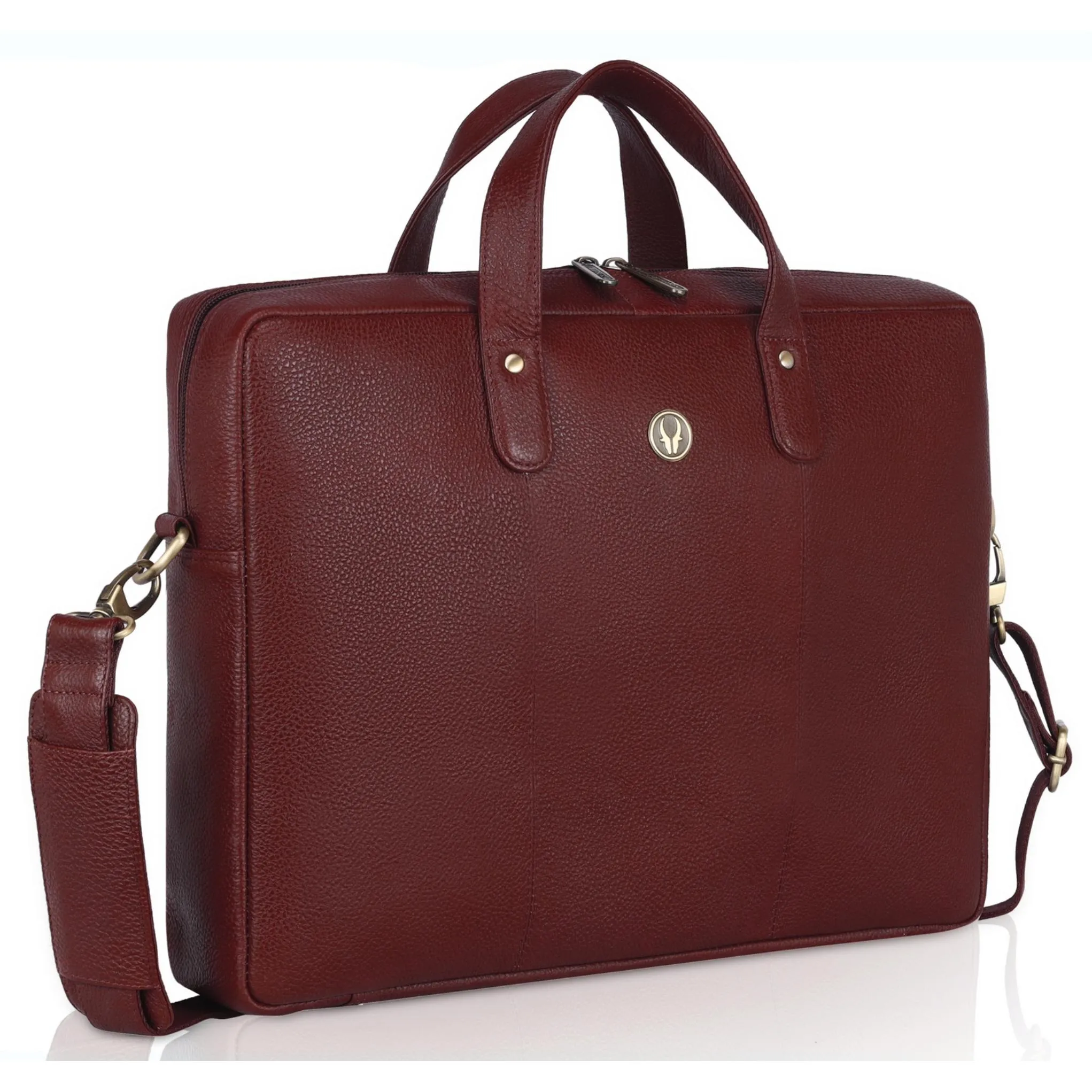 EVANDER Leather Laptop Messenger Bag for Men