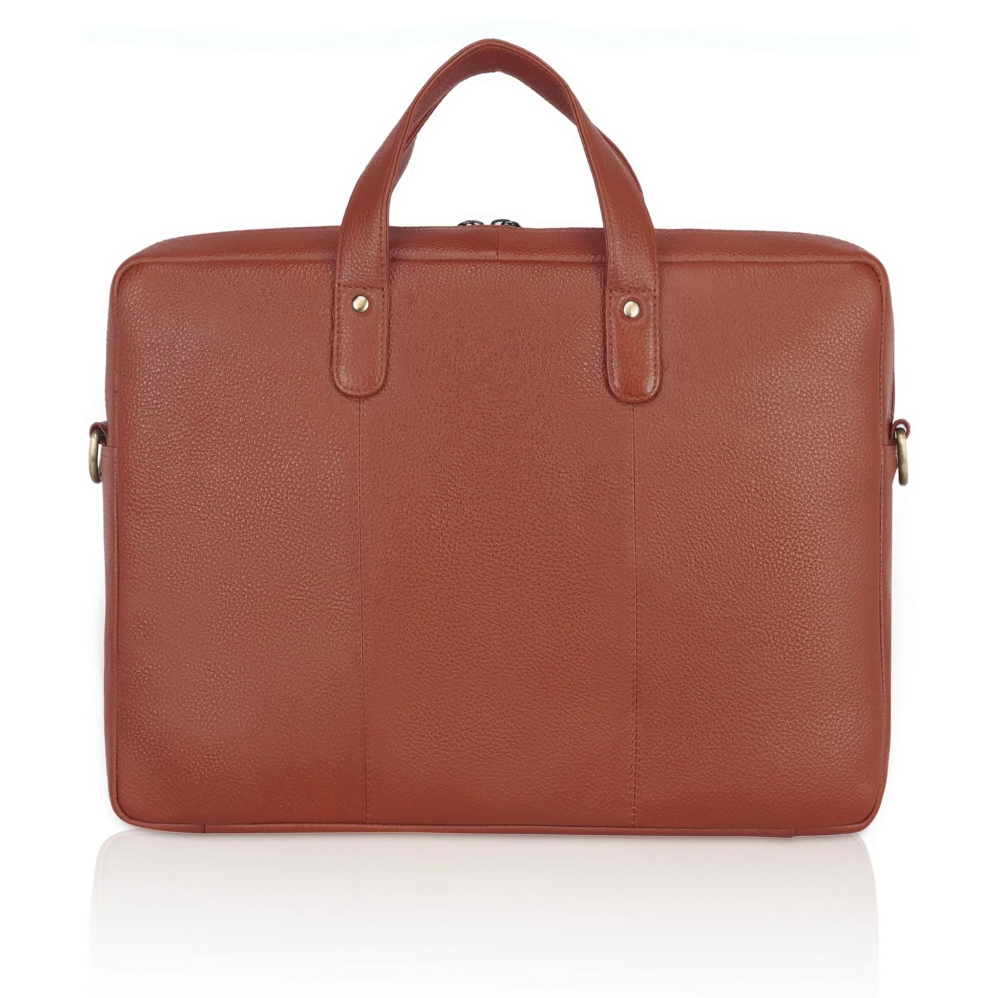 EVANDER Leather Laptop Messenger Bag for Men