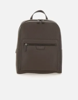 Florence Dark Brown Leather Backpack