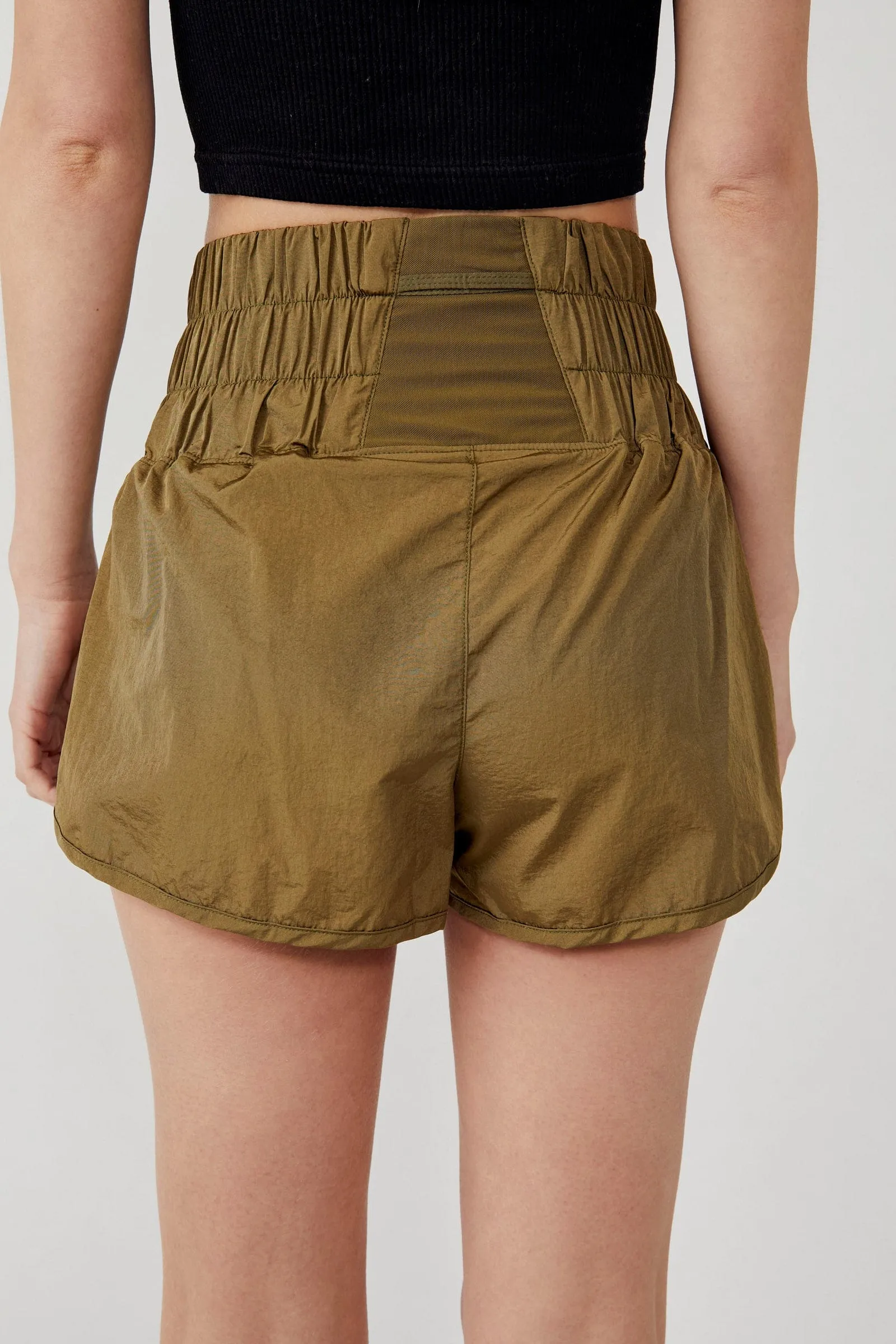 Free People The Way Home Short in Army - Women's