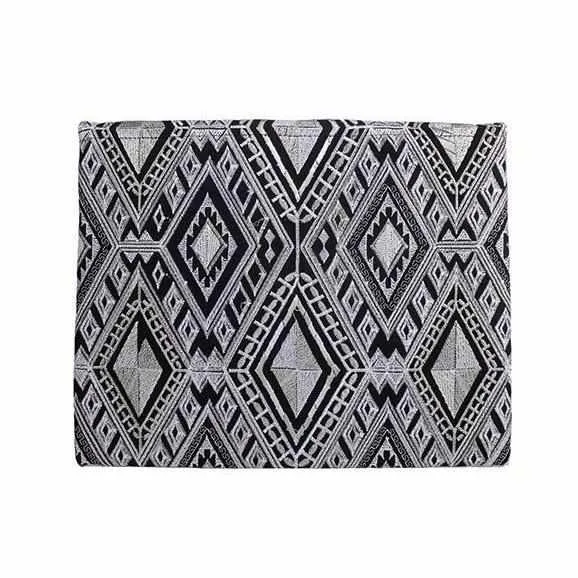 Geometric Clutch Bag With Tassels - Thailand