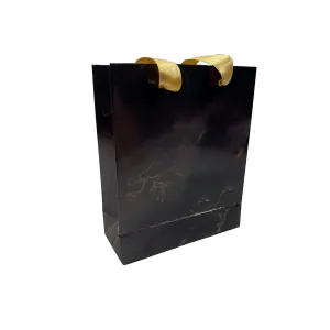 Gloss Laminated Modern Design, Ribbon Handle Paper Bags