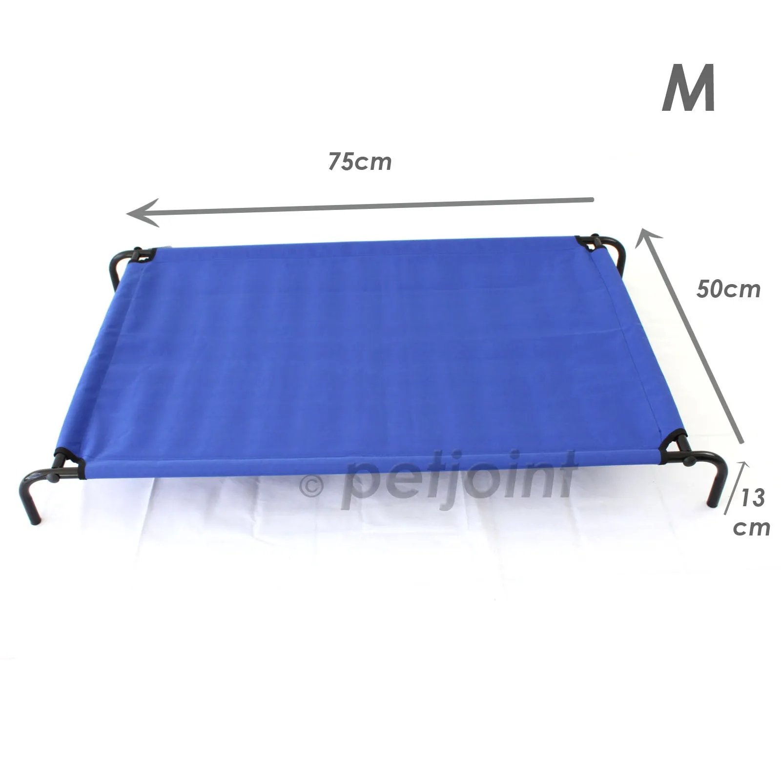 Heavy Duty Pet Dog Bed Trampoline Hammock Cat Puppy - Blue Canvas