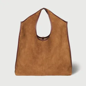 JEROME DREYFUSS SHOULDER BAG PACO CRT BROWN