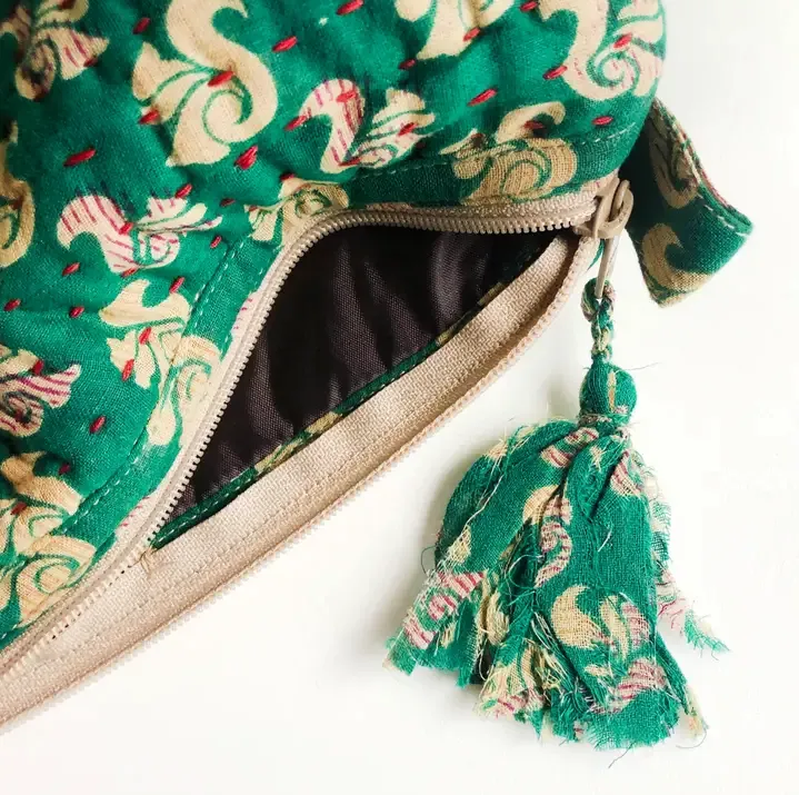 Kantha Pouch