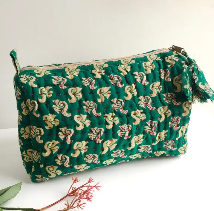 Kantha Pouch