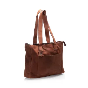 Leather Tote Bag for Laptop - The Astev