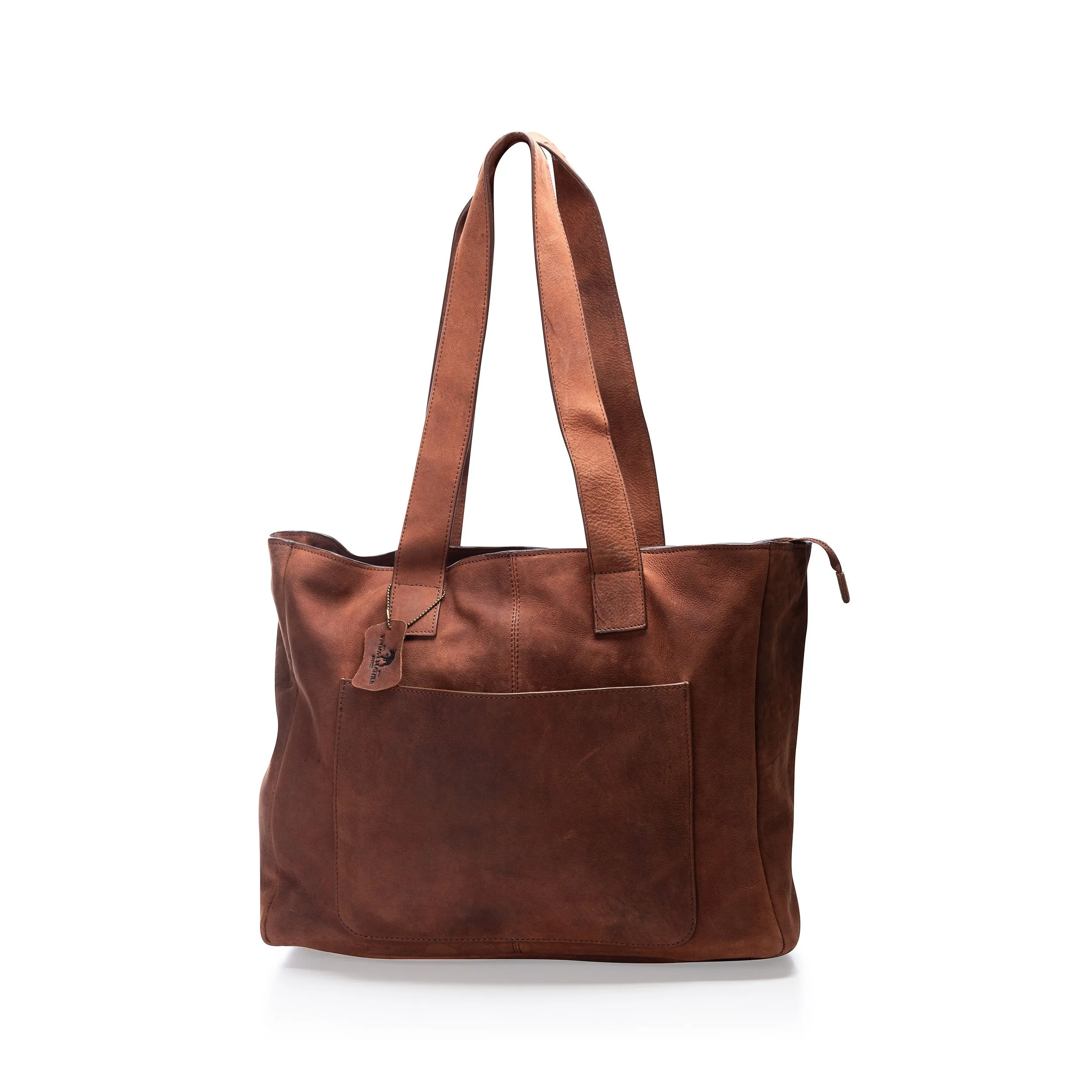 Leather Tote Bag for Laptop - The Astev