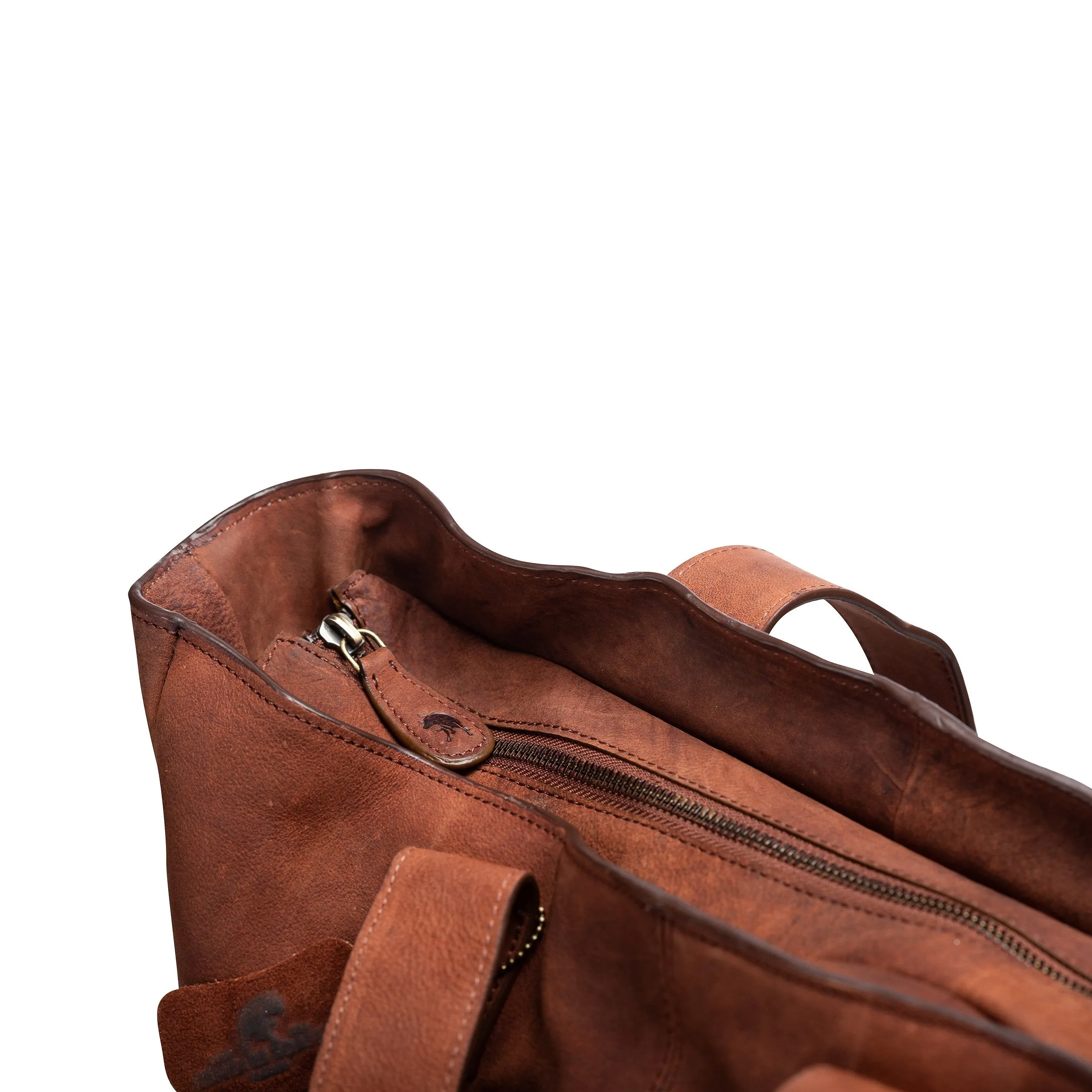 Leather Tote Bag for Laptop - The Astev