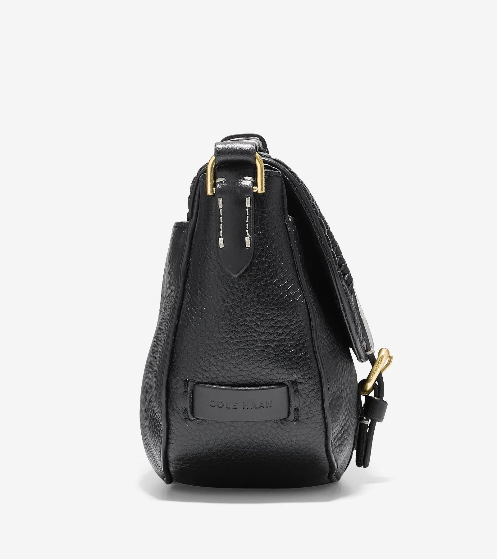 Loralie Whipstitched Mini Saddle Bag