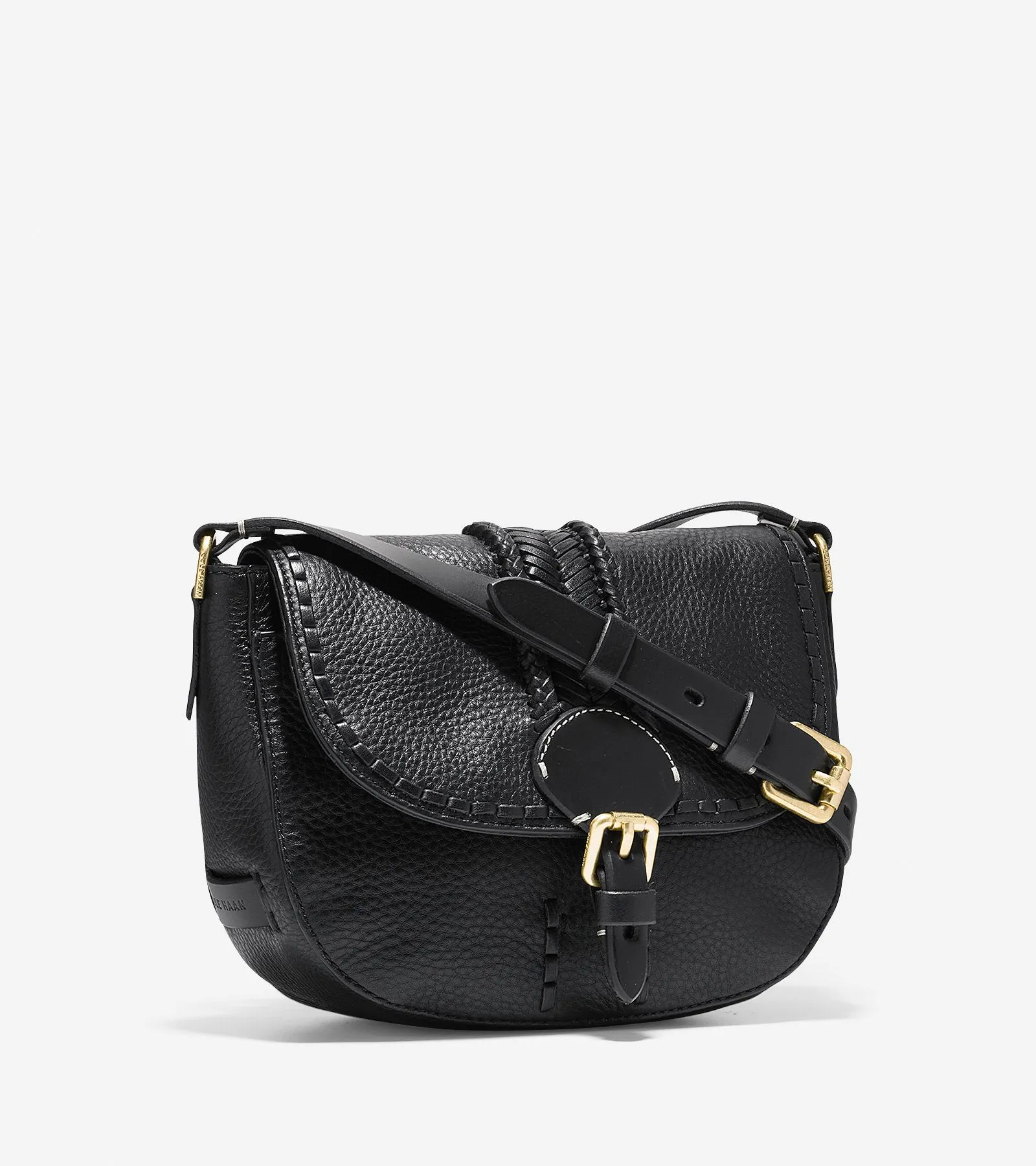 Loralie Whipstitched Mini Saddle Bag