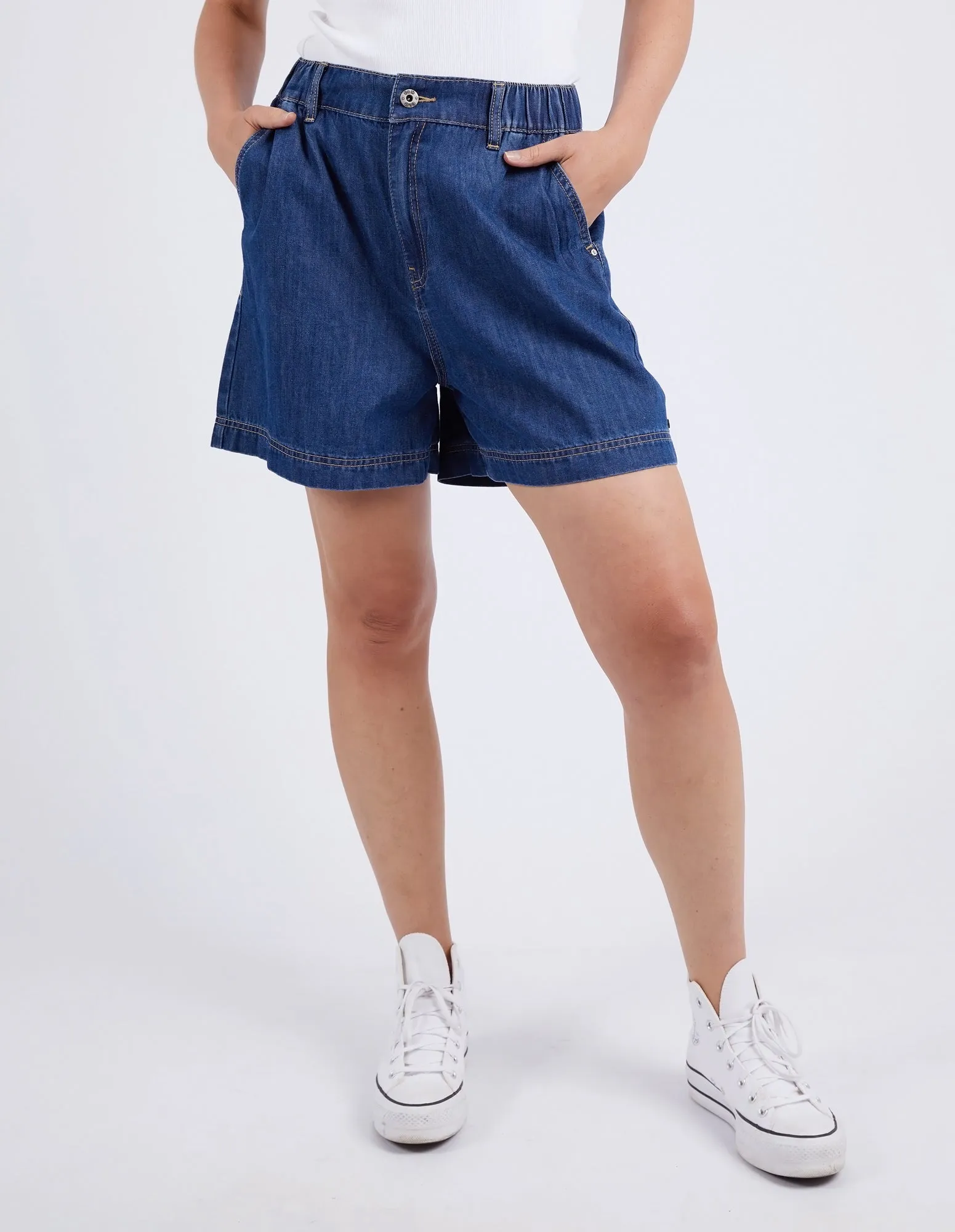 Matilda Denim Short Dark Blue