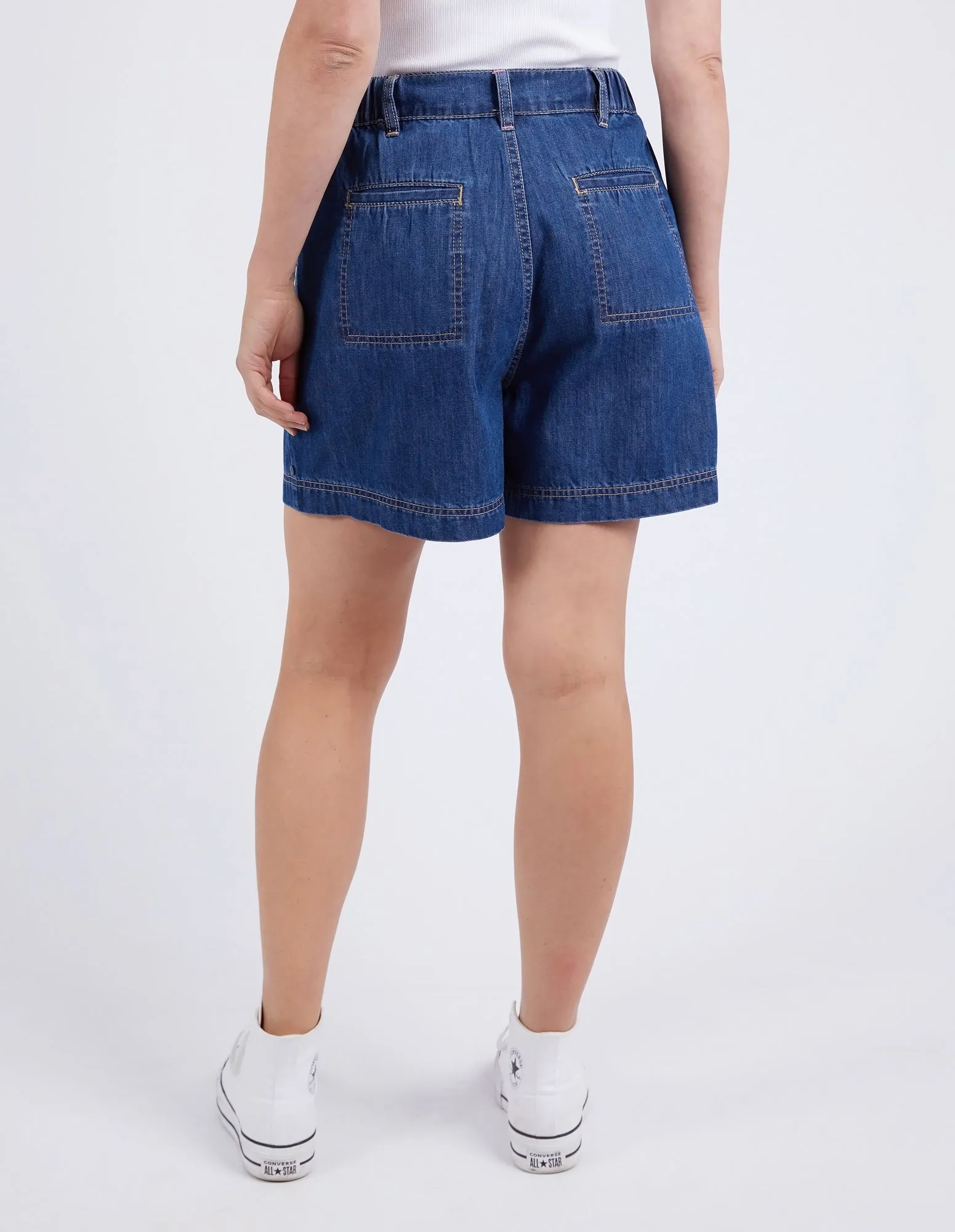 Matilda Denim Short Dark Blue