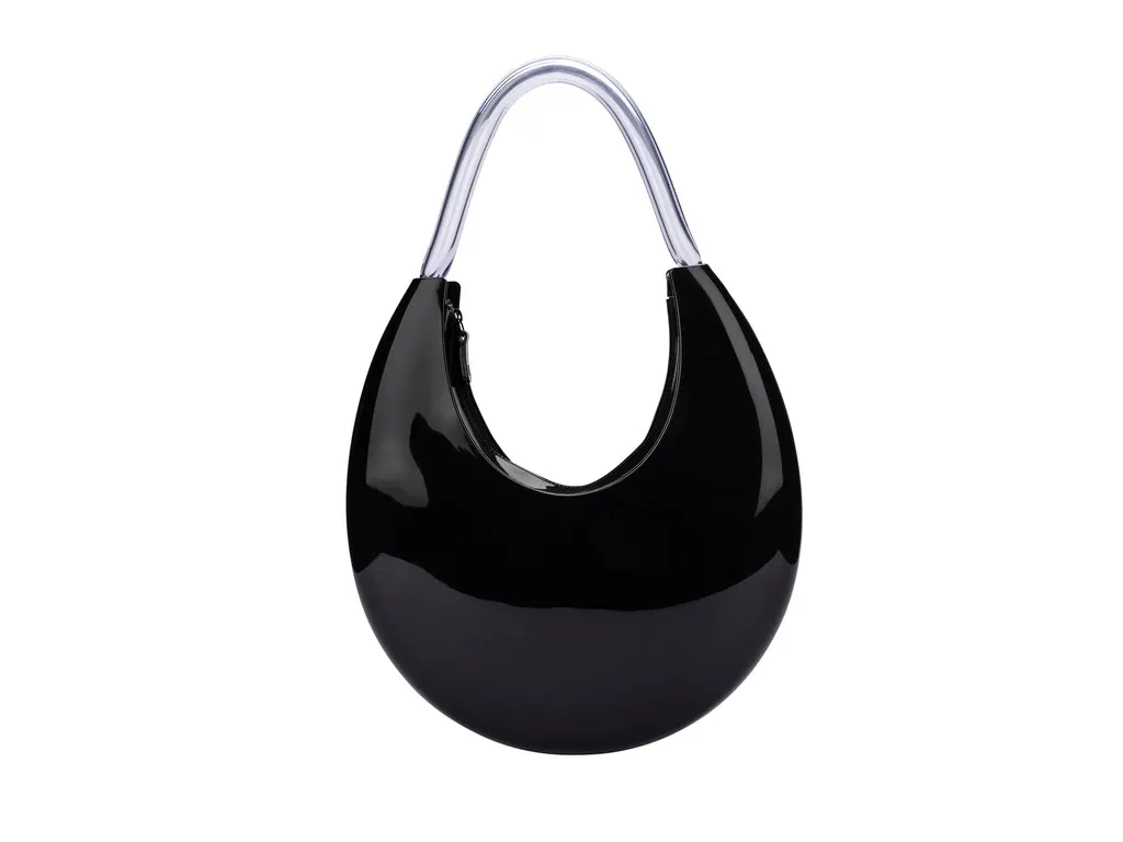 Melissa Moon Black-Clear Shoulder Bags For Women