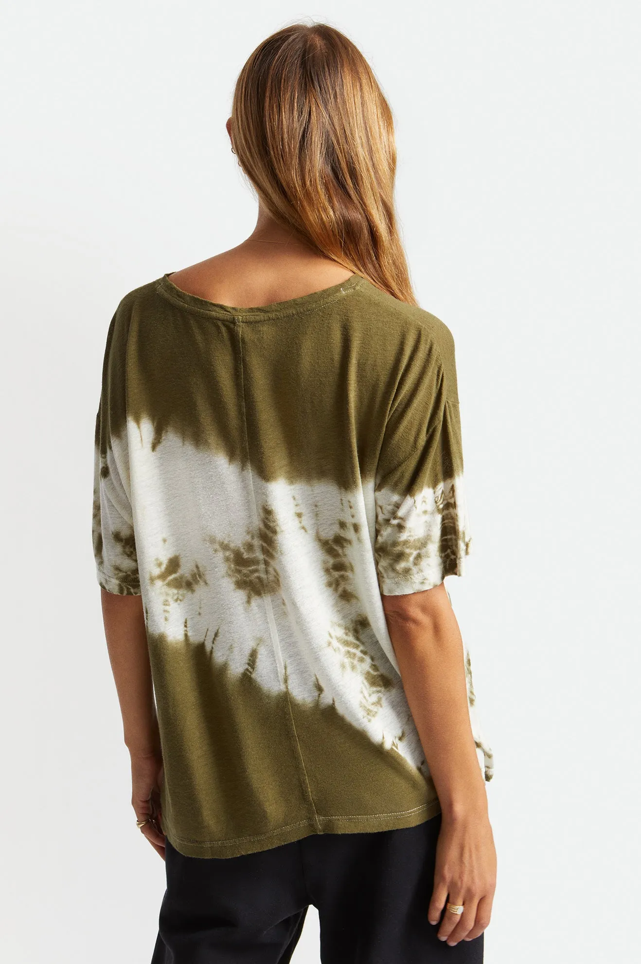 Montauk Oversized Tee - Military Olive