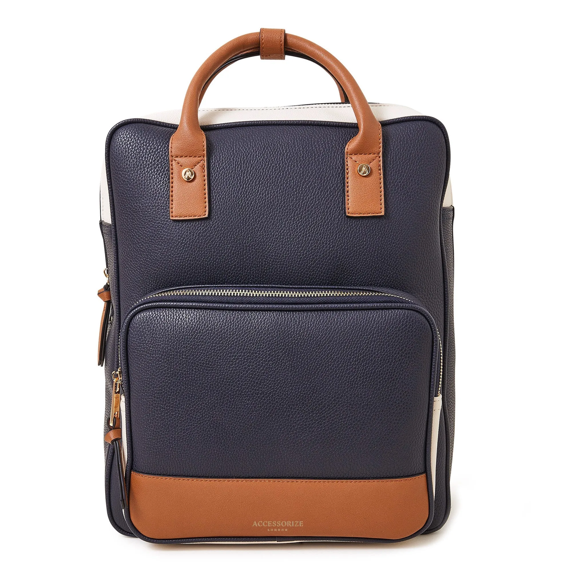 Navy Blue Backpack With 12 Laptop Sleeve