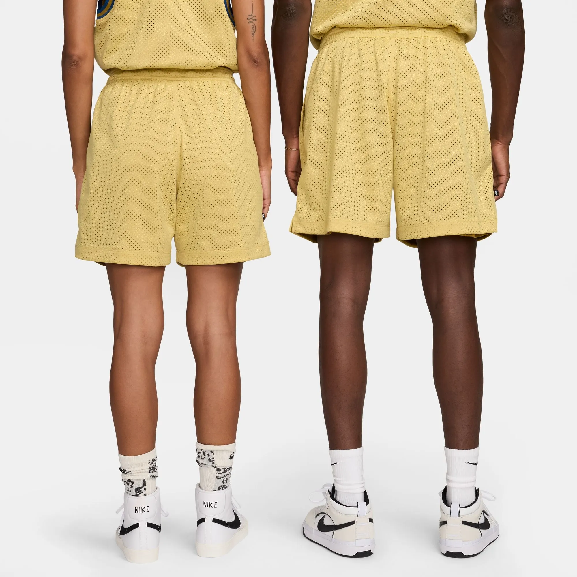 Nike SB Skate Reversible Basketball Shorts Saturn Gold/Bronzine