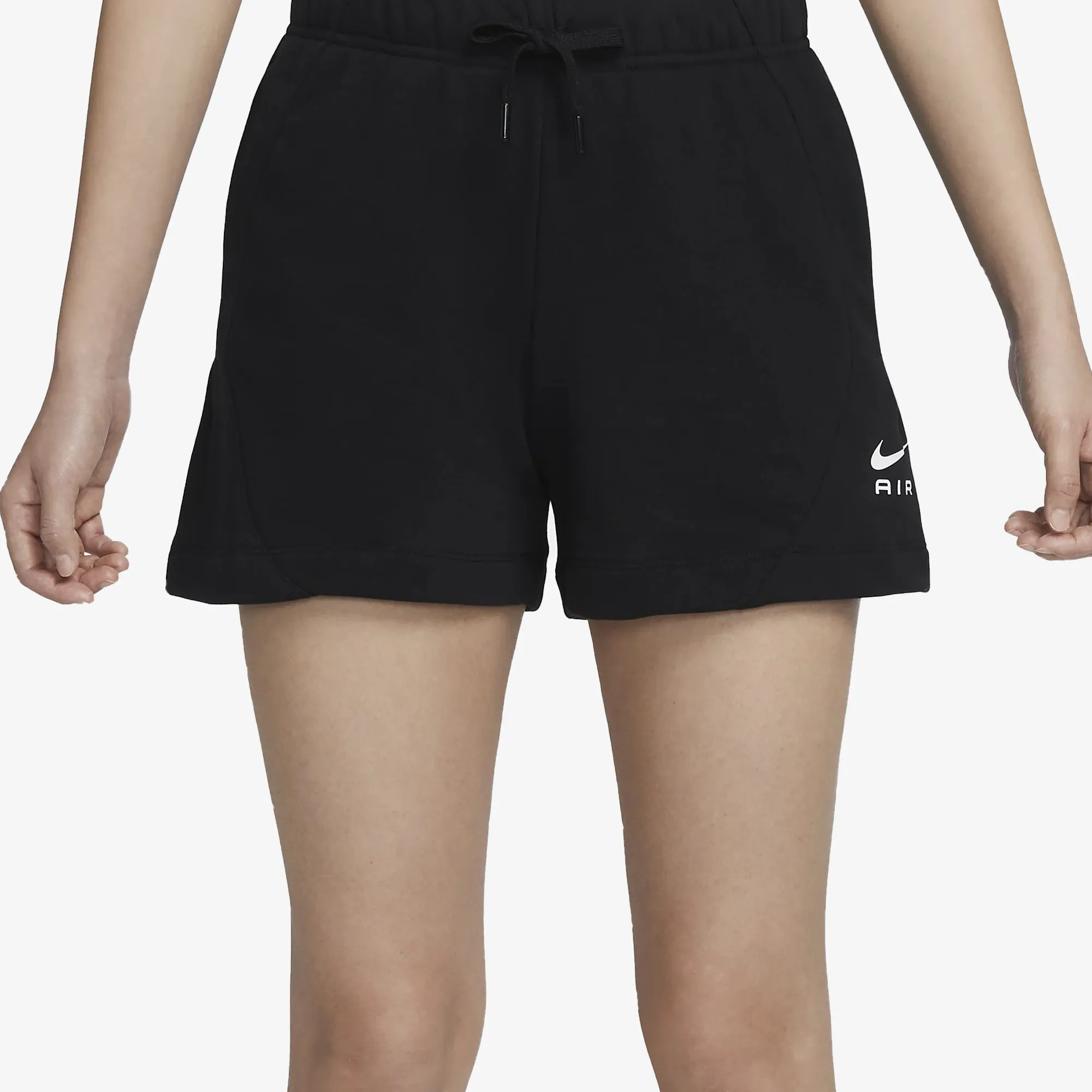 Nike | WMN'S MID RISE FLEECE SHORTS  { BLACK