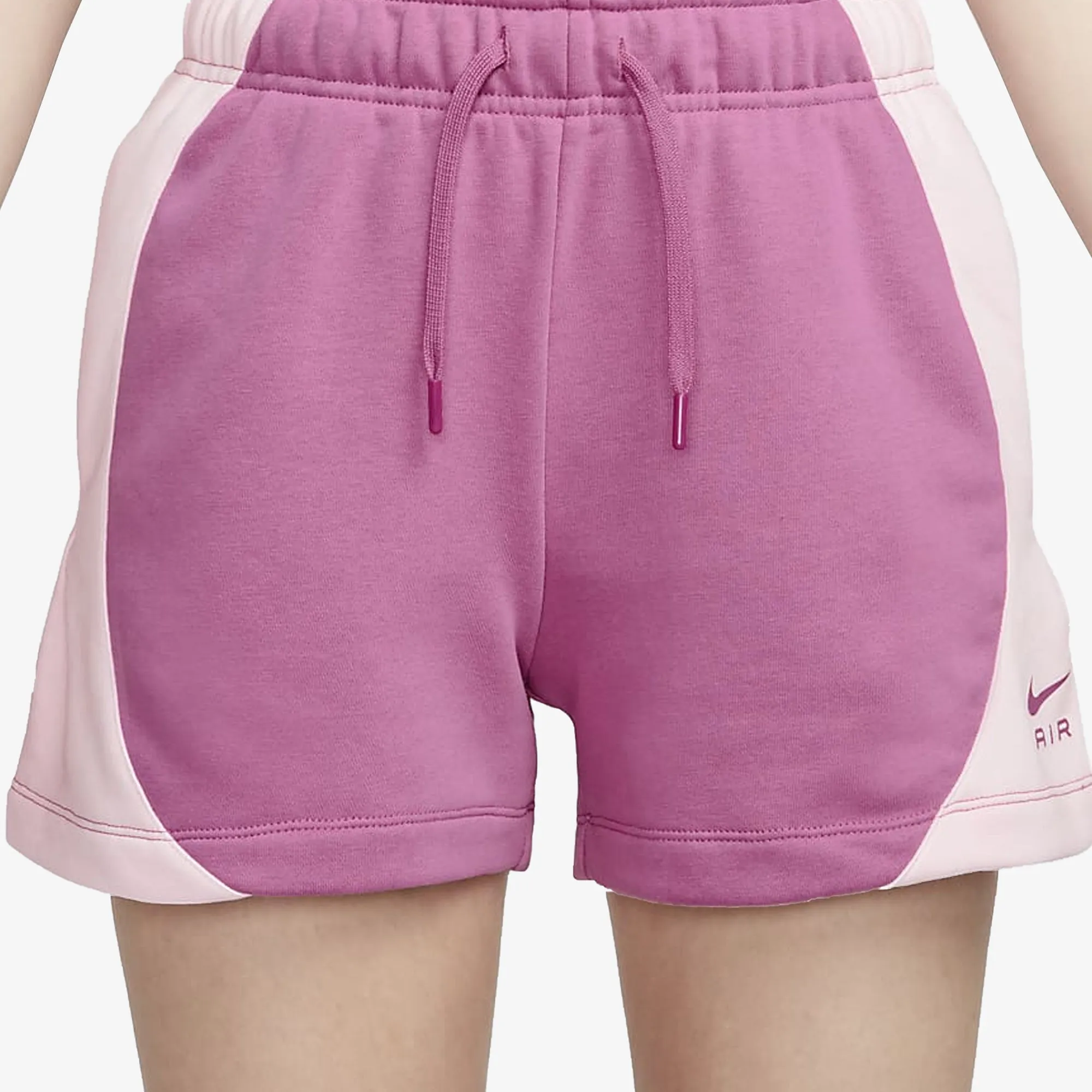 Nike | WMN'S MID-RISE FLEECE SHORTS  { COSMIC FUCHSIA/PINK FOAM /COSMIC FUCHSIA