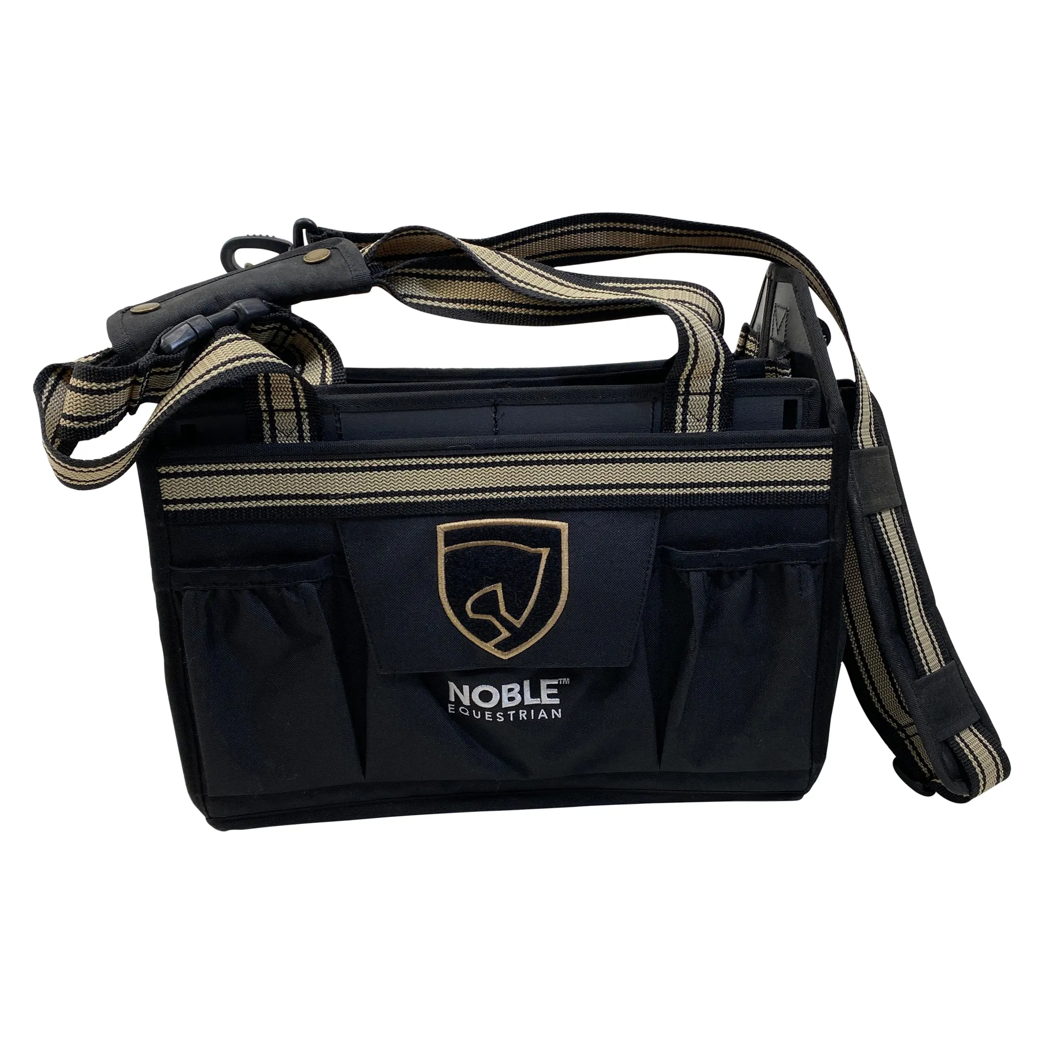 Noble Outfitters 'EquinEssential' Grooming Tote in Black/Tan