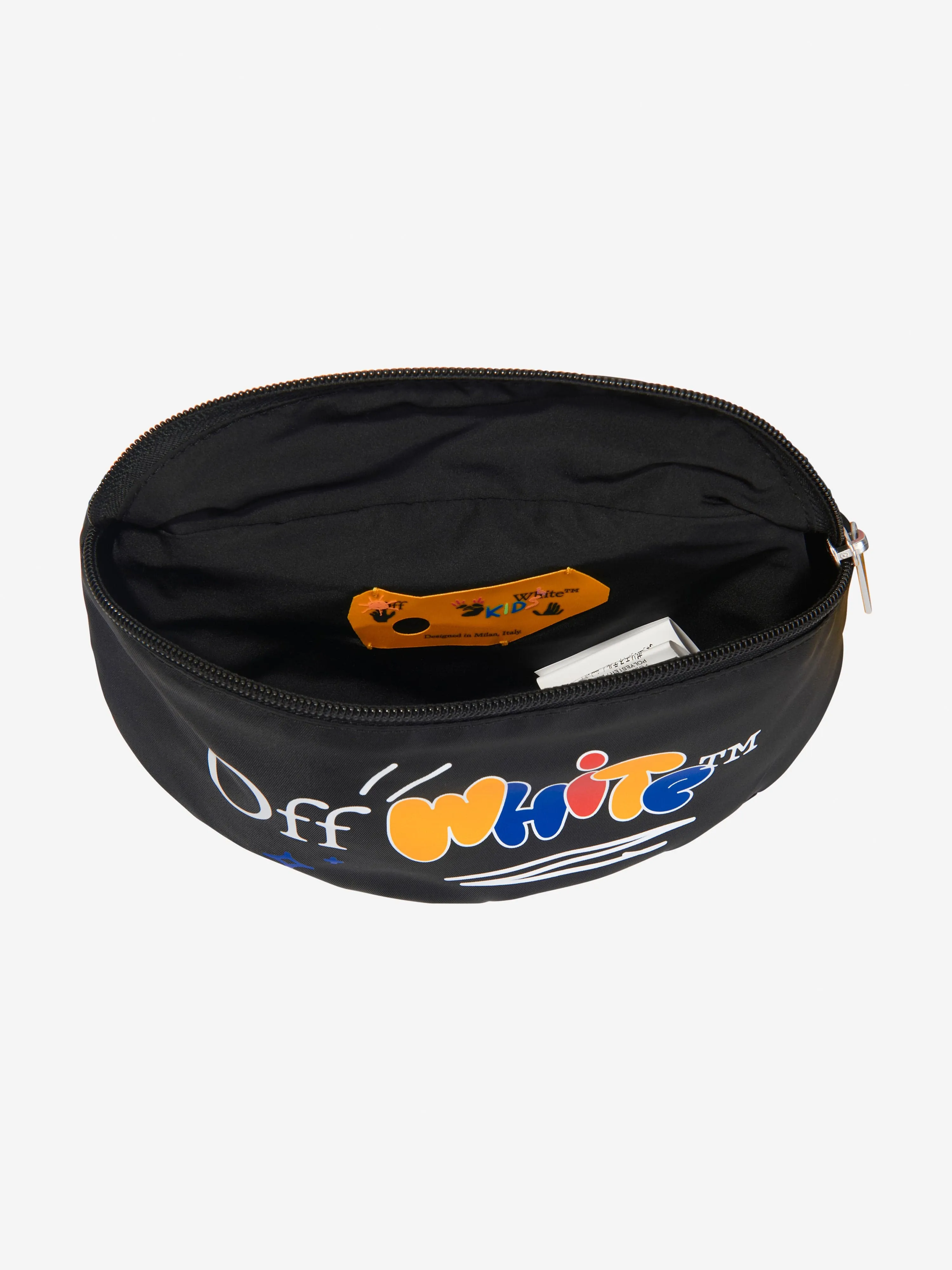 Off-White Kids Funny Belt Bag in Black (27cm)