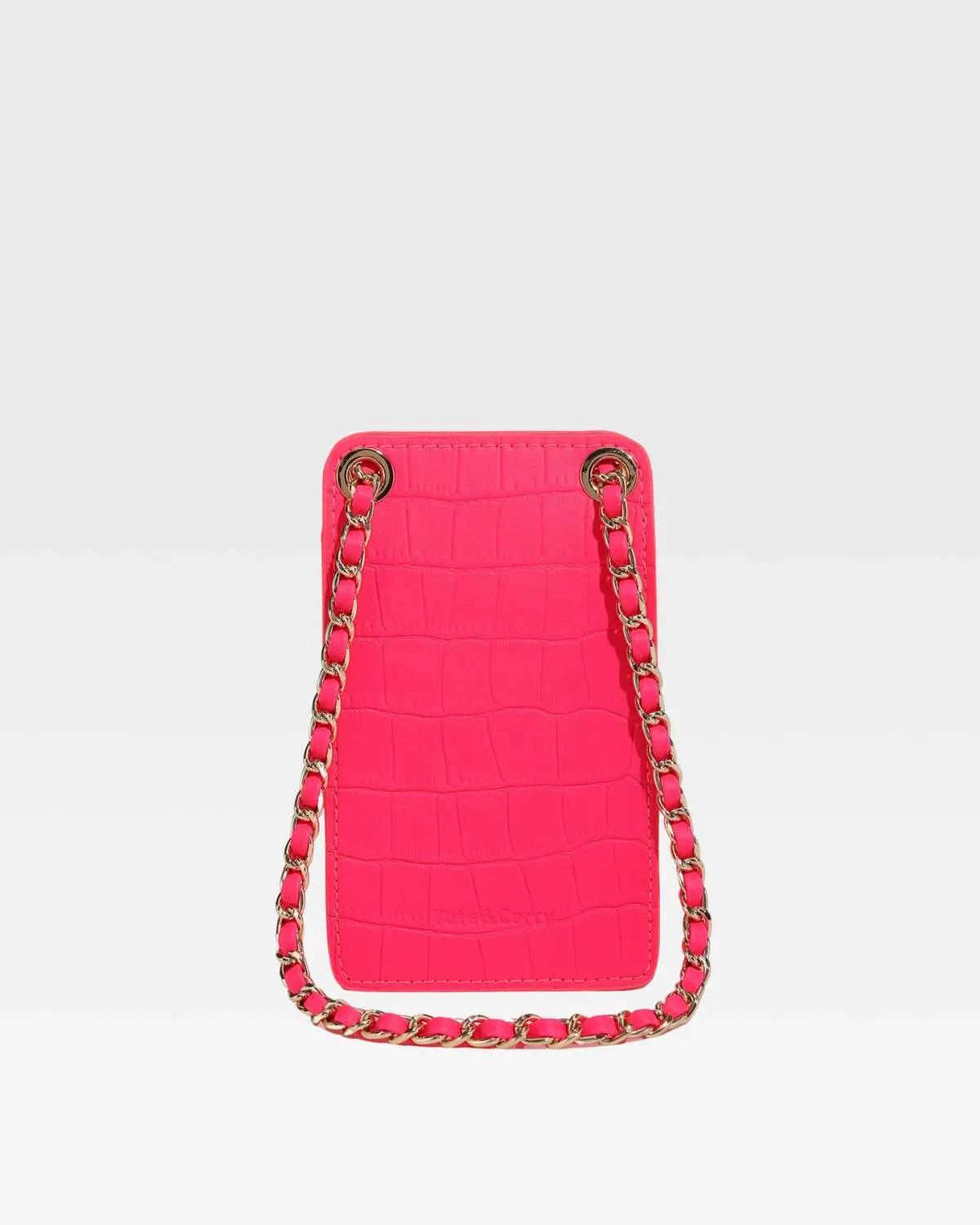 Phone Messenger Bag in Pink